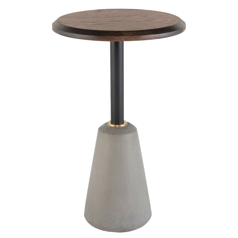 Nuevo HGDA588 Exeter Side Table in Seared/Grey